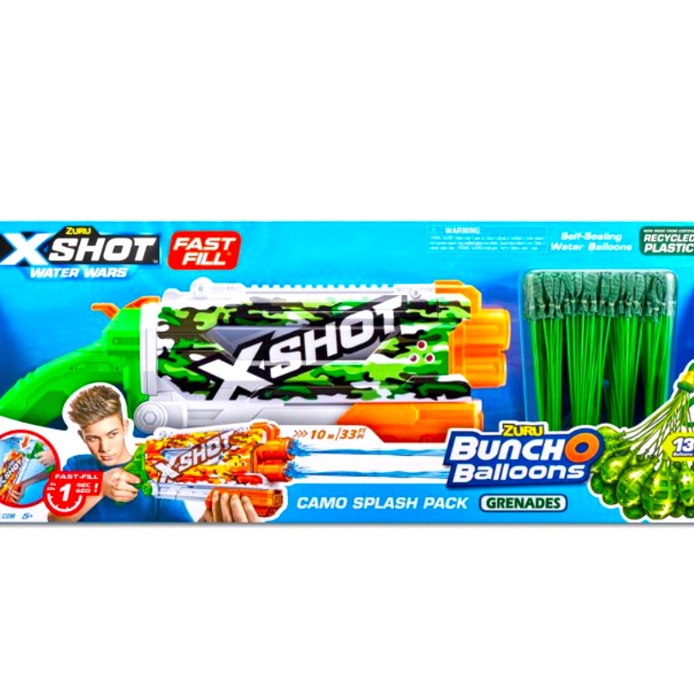 Water gun with water balloons